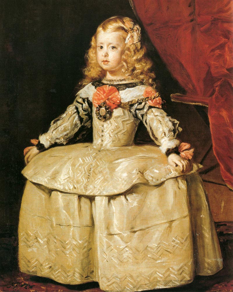 Helnwein Child: Velázquez, La Infanta Margarita,1656