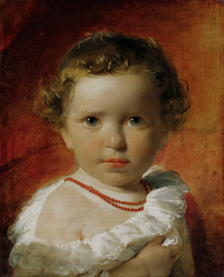 Helnwein Child: Amerling, Portrait of Princess Karoline von Liechtenstein aged one and a half, 1837